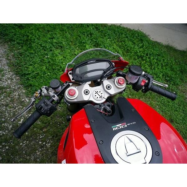 50パイ 50mm セパハン 黒 角度調節式HIGH セパレートハンドル YZFR-1