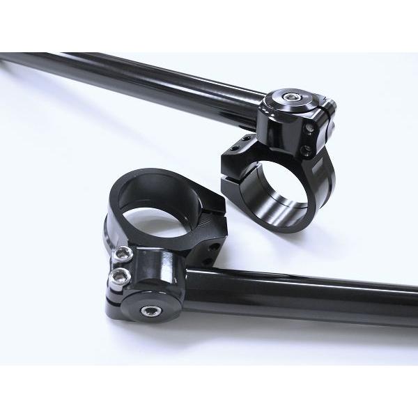腰痛ライダー（セパハン） 52パイ 52mm セパハン 黒 角度調節式LOW セパレートハンドル ZX7 ZX7R