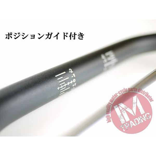 カワサキ（Kawasaki） ブレース付きバイクハンドル CR-LOW ブラック