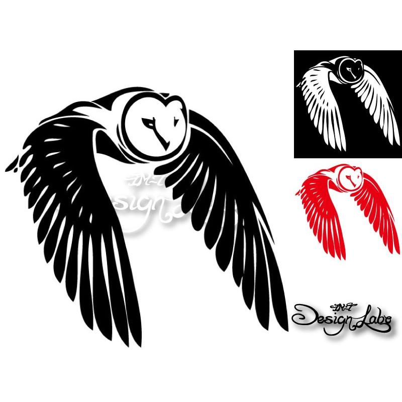 フクロウ デザインカッティングステッカー カラーバリエーション有 黒 白 赤 Owl 猛禽類 梟 大型 Stk109 3 Im Trading Yahoo 店 通販 Yahoo ショッピング