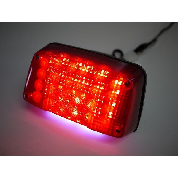GSX400インパルス用LEDテールランプ レッドレンズGK79A ナンバー GSX400インパルス用LEDテールランプ レッドレンズGK79A ナンバー
