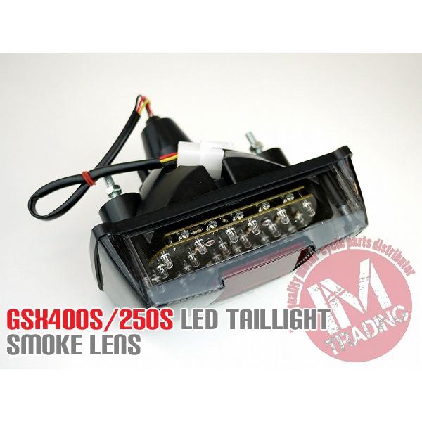 GSX400Sカタナ GSX250Sカタナ用LEDテールランプスモークレンズ