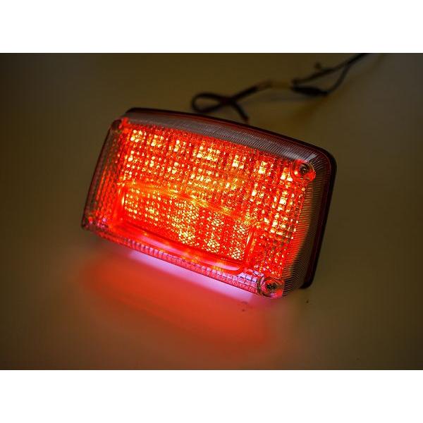 GSX1100S GSX750Sカタナ用 LEDテールランプ クリアレンズ ナンバー灯