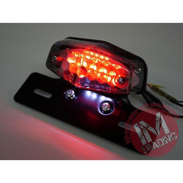 カワサキ（Kawasaki） LEDルーカステールランプ スモークレンズ バイク