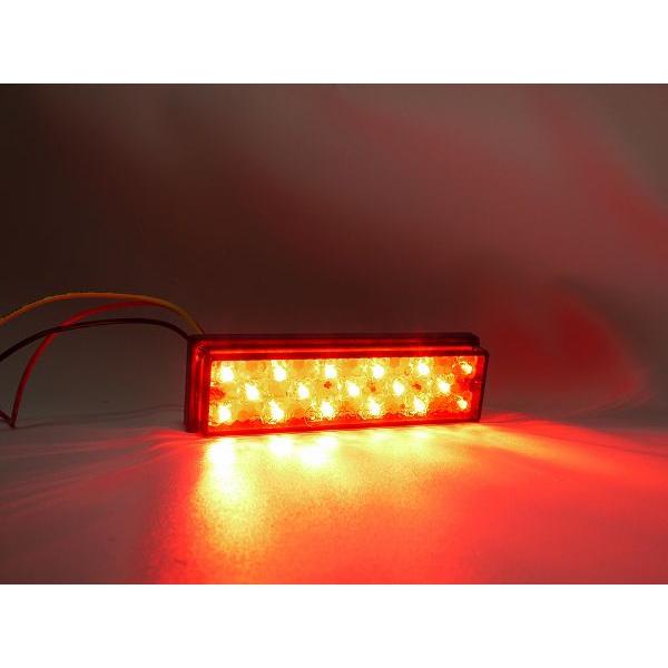 スクエアLEDテールランプ スモークレンズ バイク用 ボルト穴無し ゆう