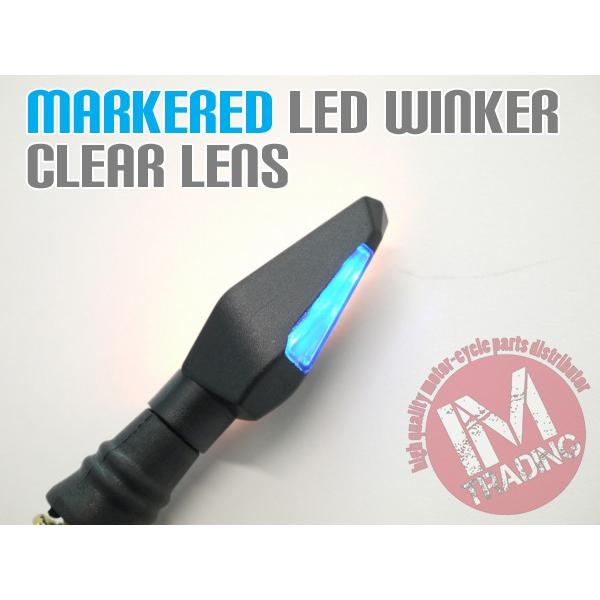 LEDウインカーマーカー付 クリアレンズ 4個セット（1台分） : IM