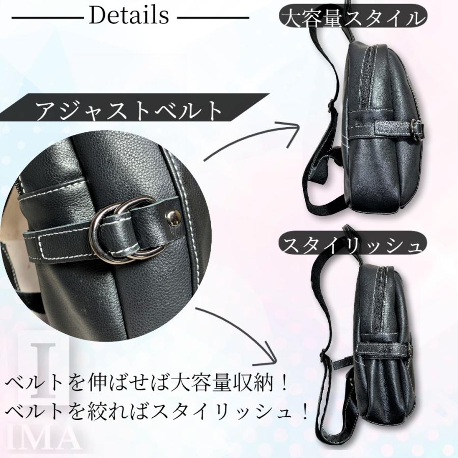 ボディバッグ メンズ 本革 軽い かっこいい 黒 ショルダー バッグ