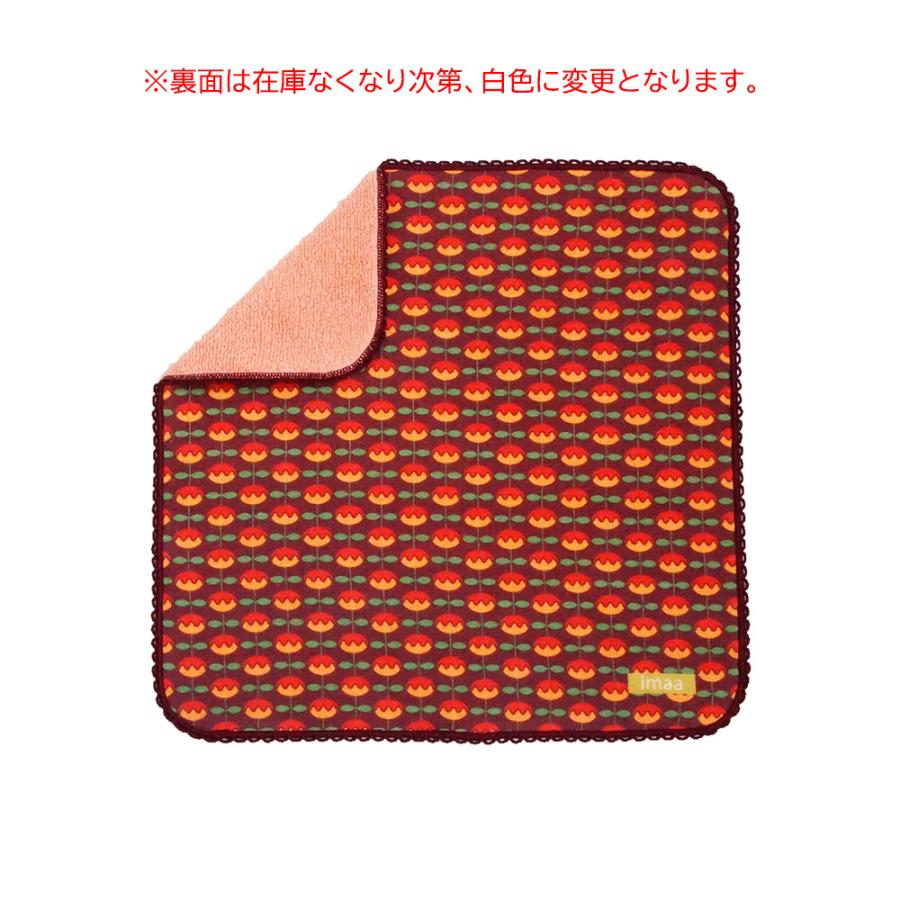 imaa（アイマ） ガーゼハンカチ レトロ フラワー 日本製 今治産 25cm