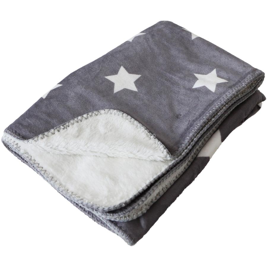 imaa（アイマ） 訳あり ブランケット ひざ掛け 星柄 ユニオンジャック