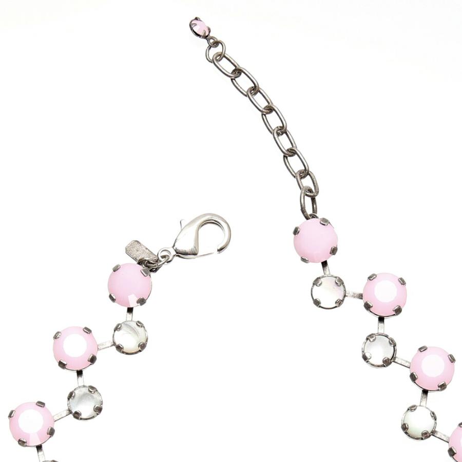 ネックレス ラインストーン シェル ピンク ホワイト 33cm ショート 122012 イマックジュエリー公式 爆買_3