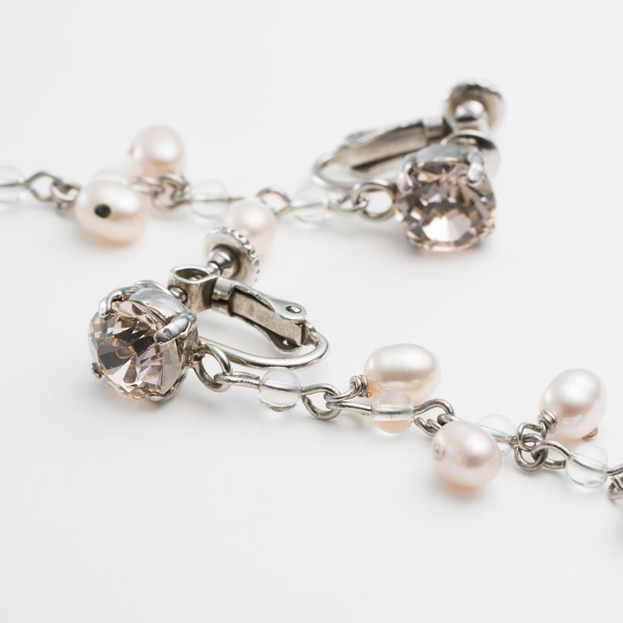 アクセサリー イヤリング 淡水パール クォーツ ピンク ロング 127366 金属アレルギー ニッケルフリー  イマックジュエリー公式 爆買 | ブランド登録なし | 04