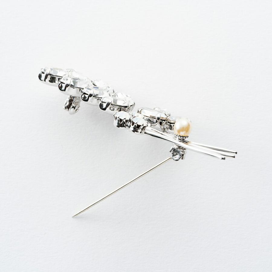 アクセサリー ブローチ ボタニカル クリア 144876 スワロフスキー  イマックジュエリー公式 爆買の画像