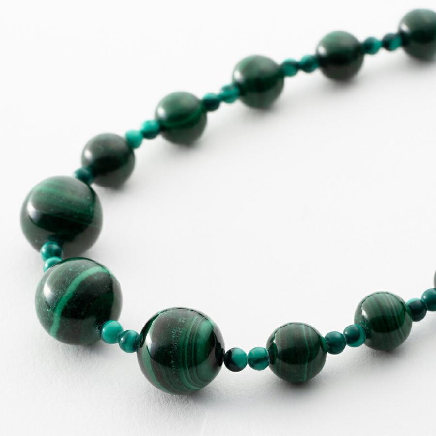 アクセサリー ネックレス マラカイト グリーン ショート 150359 パワーストーン  イマックジュエリー公式 爆買 | ブランド登録なし | 02