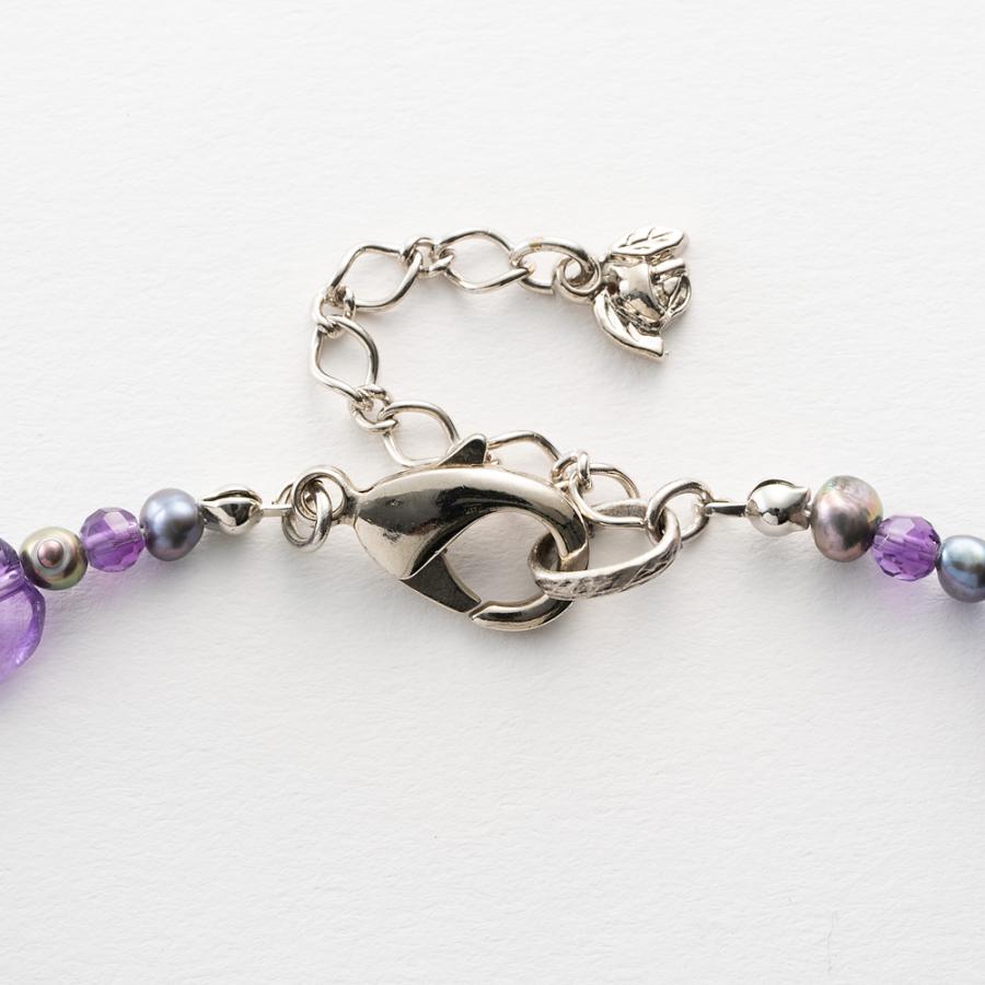 アクセサリー ネックレス アメシスト 淡水パール パープル ショート 150534  イマックジュエリー公式 爆買 | ブランド登録なし | 04