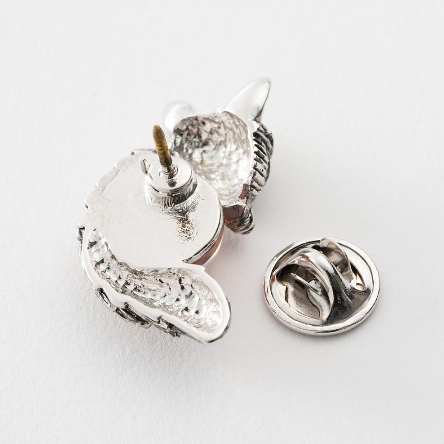 アクセサリー バッジ ボヘミアングラス ピンクベージュ きつね 150742  イマックジュエリー公式 爆買 | ブランド登録なし | 04