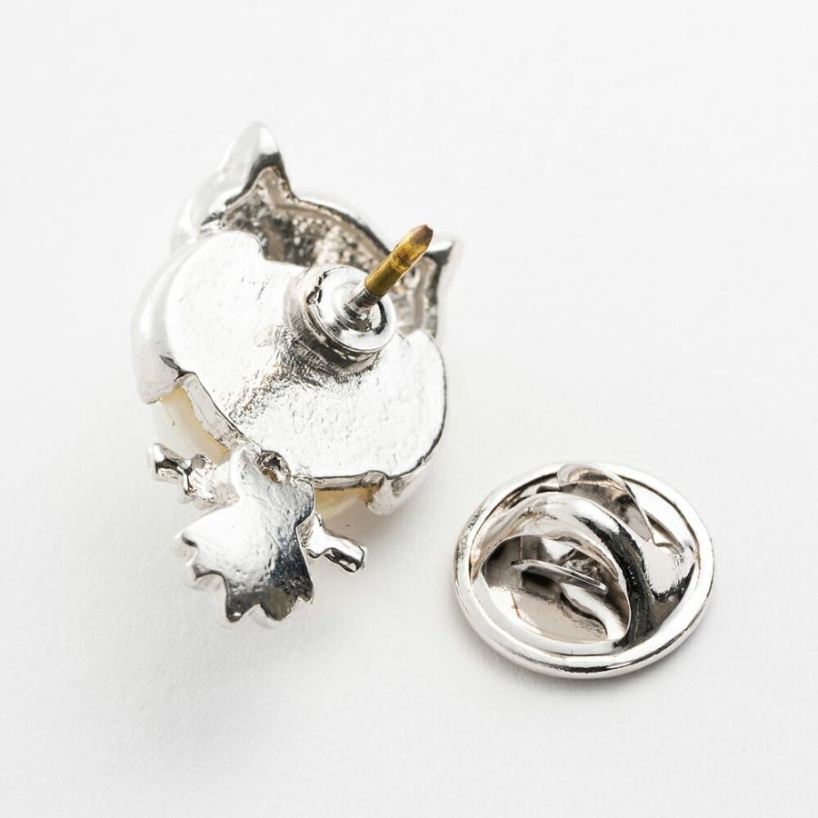 アクセサリー バッジ パール ふくろう 150743 真珠 白   イマックジュエリー公式 爆買 | ブランド登録なし | 04