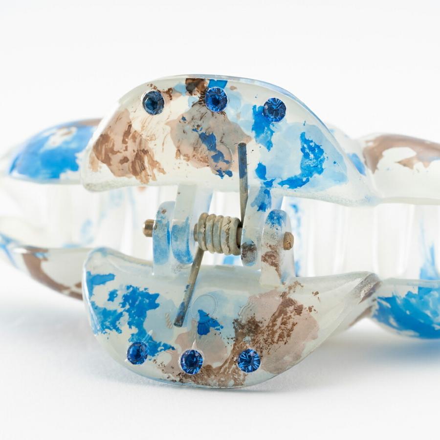 ヘアアクセサリー ヘアクリップ ローズ ブルー Sサイズ 150893  イマックジュエリー公式 爆買 | ブランド登録なし | 06