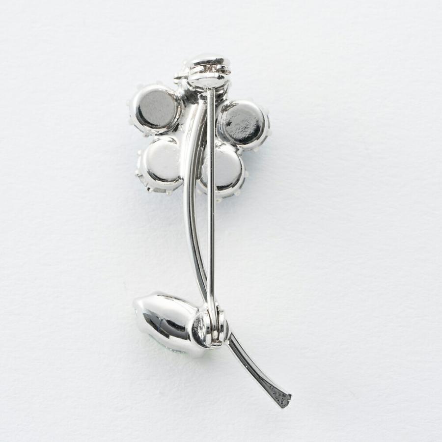 オンラインでの早期割引 ラインストーン ブローチ ブルー フラワー パール アンティーク風 P1tma 1505 直販廉価 Jeromejack Fr