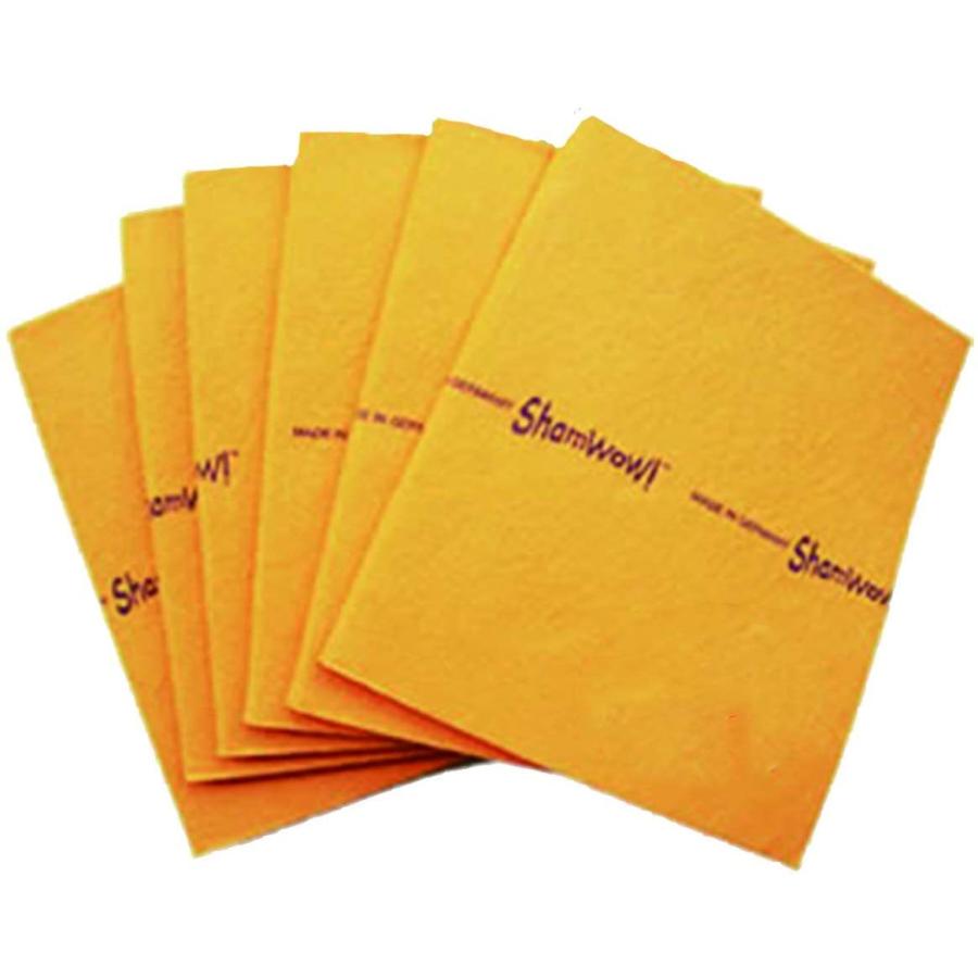 シャムワウ　ラージ 6枚セット オレンジ 強力吸水クロス ドイツ製の万能お掃除クロス シャムワオ