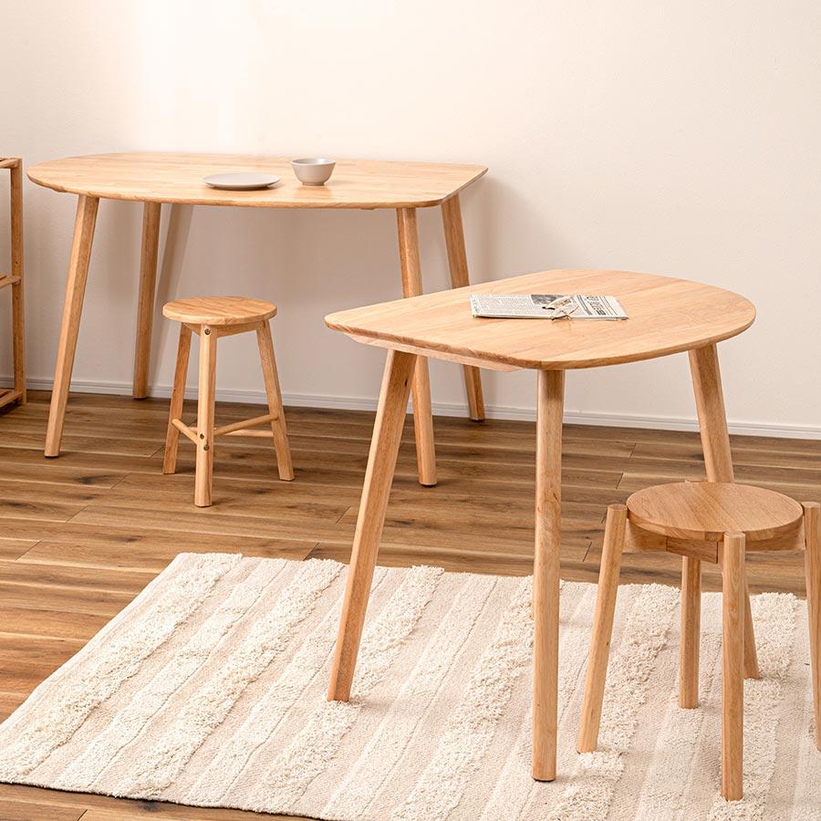 東谷 ダイニングテーブル 壁付け ナチュラル 1人用 おしゃれ 木製 天然