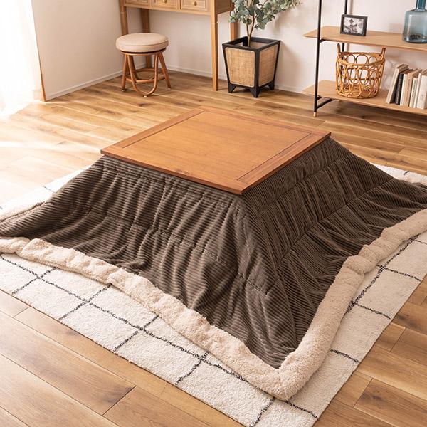 東谷 こたつテーブル 正方形 75×75 天然木 アカシア オイル 東谷 こたつテーブル 正方形 75×75 天然木 アカシア オイル