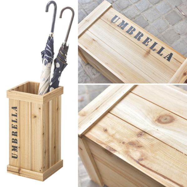 傘立て　木製　アンティーク　アンブレラスタンド　レトロ おしゃれ 東谷 傘立て おしゃれ スリム 外置き コンパクト アンブレラ