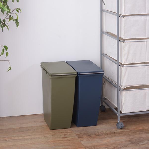 東谷 ゴミ箱 20リットル 分別 キッチン スリム 縦型 積み重ね フタ付き