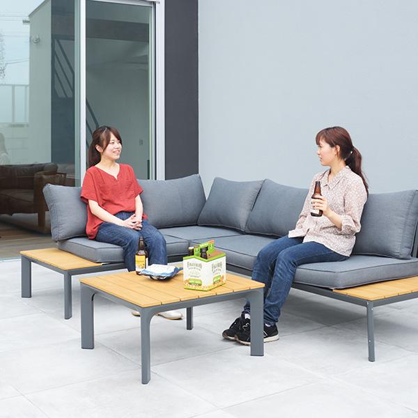 ガーデンリビング アウトドアリビング 家具 ソファ テーブル セット