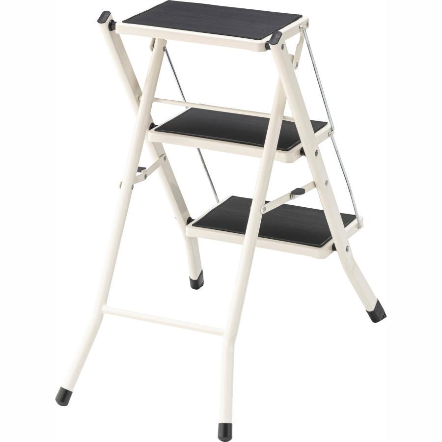 脚立 おしゃれ 3段 ステップ台 折りたたみ スリム 安い 椅子にもなる ブラウン PC344今どきひゃっか店 通販 Yahoo!ショッピング
