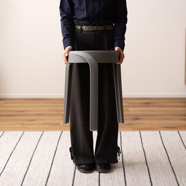 東谷 スツール 丸椅子 北欧 おしゃれ スタッキング チェア 完成品