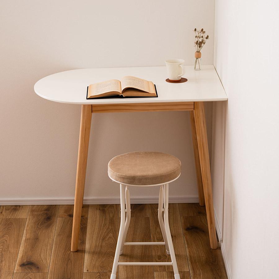 東谷 ダイニングテーブル 壁付け ナチュラル 2人用 おしゃれ 木製 天然