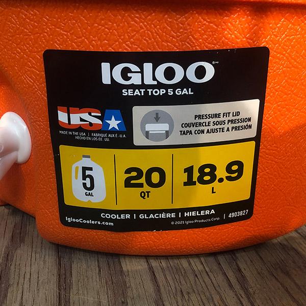 ウォータージャグ 約20L イグルー 5ガロン 18.9L おしゃれ igloo