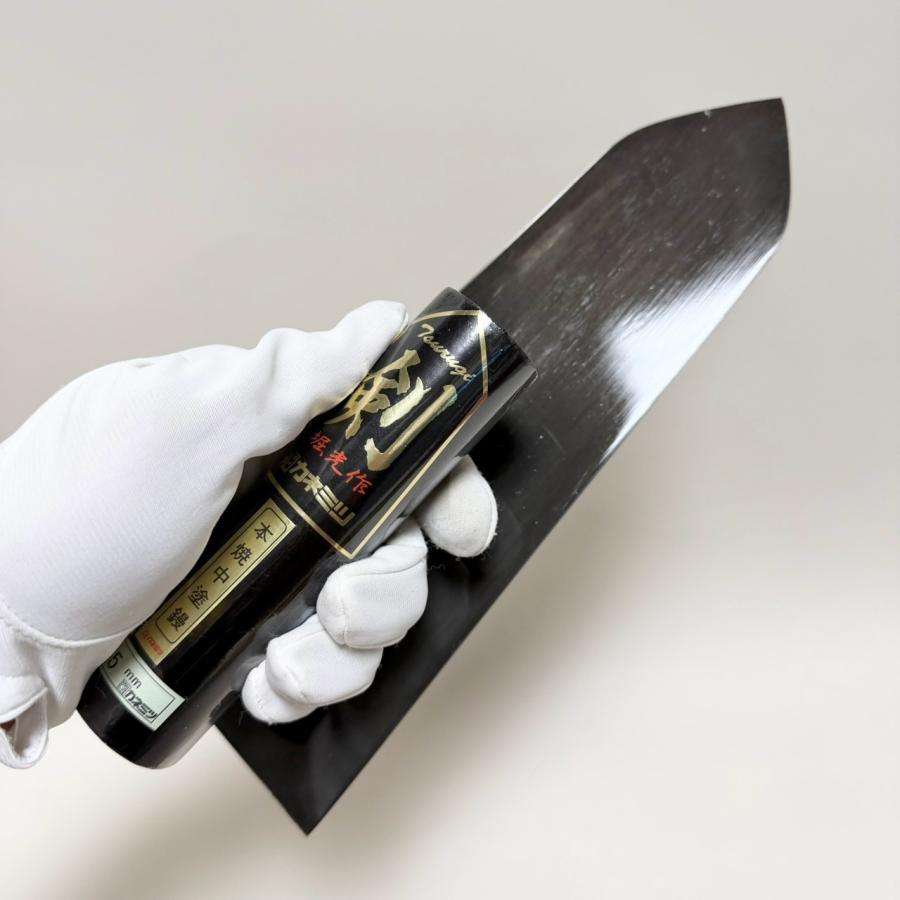 カネミツ 剣 先細中塗鏝 255mm 本焼 先細 左官コテ : 今戸屋建材ヤフー