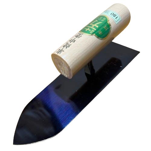 カネミツ クロスカネカ中塗鏝 180mm 半焼 モルタル 左官コテ : 今戸屋
