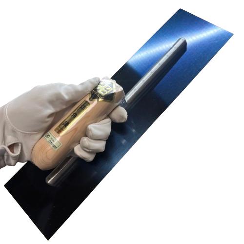 角鏝 390mm 0.55mm厚 油焼 洋角鏝 左官コテ カネミツ : 今戸屋 角鏝 390mm 0.55mm厚 油焼 洋角鏝 左官コテ カネミツ : 今戸屋