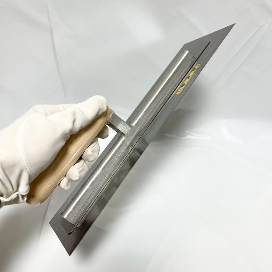 カネミツ ハイボンド洋角鏝 330mm 0.3mm厚 本焼 角鏝 左官鏝 : 今戸屋
