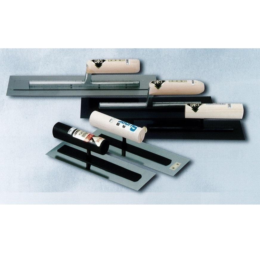 角鏝 240mm 0.5mm厚 油焼 背金付 左官コテ カネミツ : 今戸屋 角鏝 240mm 0.5mm厚 油焼 背金付 左官コテ カネミツ : 今戸屋
