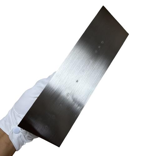 角鏝 240mm 0.5mm厚 油焼 背金付 左官コテ カネミツ : 今戸屋 角鏝 240mm 0.5mm厚 油焼 背金付 左官コテ カネミツ : 今戸屋