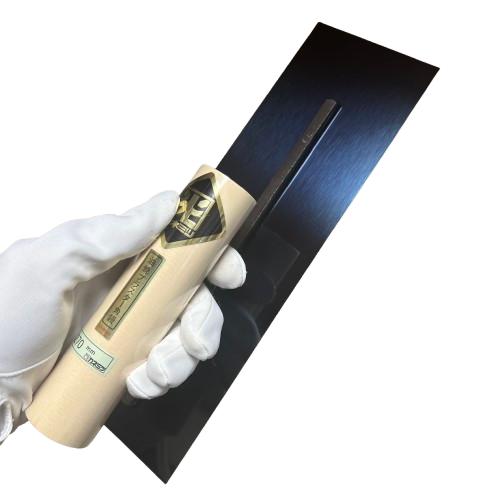 角鏝 270mm 0.5mm厚 油焼 背金付 左官コテ カネミツ : 今戸屋 角鏝 270mm 0.5mm厚 油焼 背金付 左官コテ カネミツ : 今戸屋