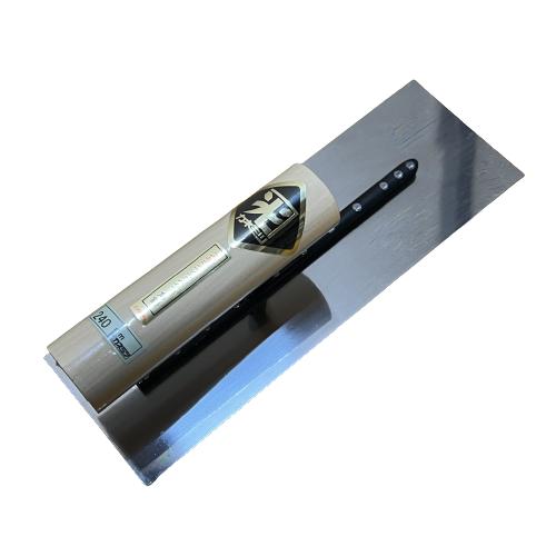 角鏝 240mm 0.5mm厚 ステンレス 背金付 左官コテ カネミツ : 今 角鏝 240mm 0.5mm厚 ステンレス 背金付 左官コテ カネミツ : 今
