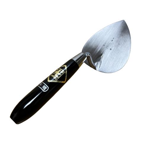 カネミツ レンガ鏝 本焼 No.6 鏝長124mm 鏝幅109mm 左官鏝 ブロック鏝