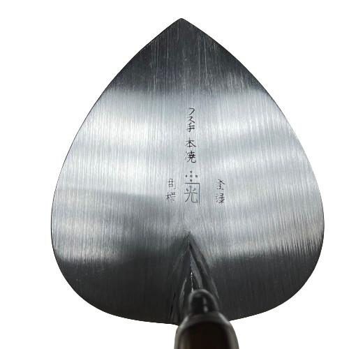 カネミツ レンガ鏝 本焼ウス手 No.6 鏝長124mm 鏝幅109mm 左官鏝