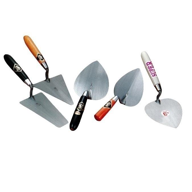 カネミツ MSレンガ鏝 油焼 No.4 ショートグリップ 鏝長148mm 鏝幅130mm