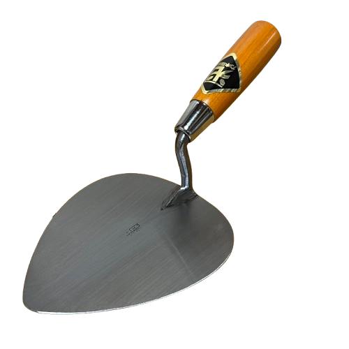 レンガ鏝 油焼 No.4 MSレンガ鏝 ショートグリップ 鏝長148mm 鏝