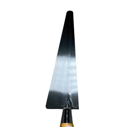 カネミツ 半切ブロック鏝 油焼 鏝長300mm 鏝幅80mm 左官鏝 レンガ鏝