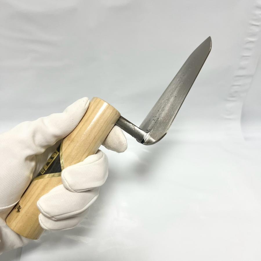 カネミツ 元首柳刃鏝 120mm ステンレス 役物鏝 左官コテ : 今戸屋建材