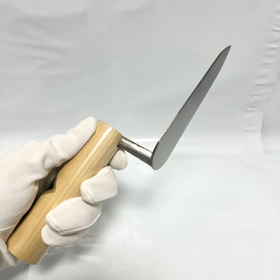 カネミツ 元首柳刃鏝 120mm ステンレス 役物鏝 左官コテ : 今戸屋建材