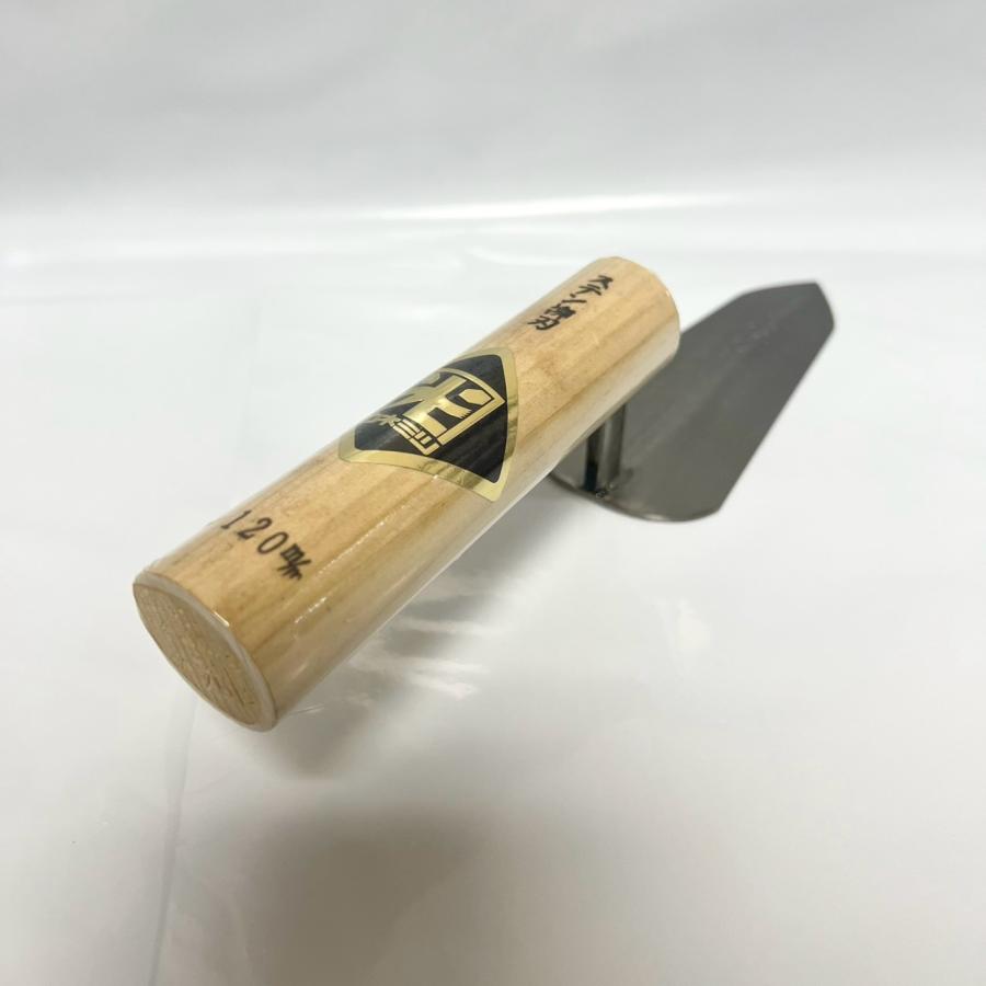カネミツ 元首柳刃鏝 120mm ステンレス 役物鏝 左官コテ : 今戸屋建材