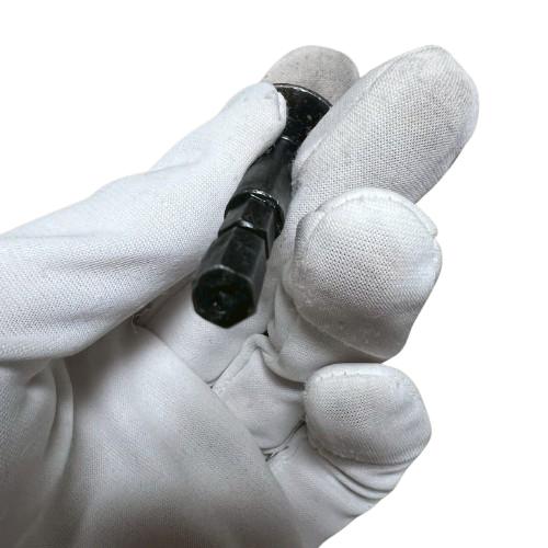 カネミツ 電ドル用モッコン鏝 六角軸 テーパー型 フチなし 30mm 大 No
