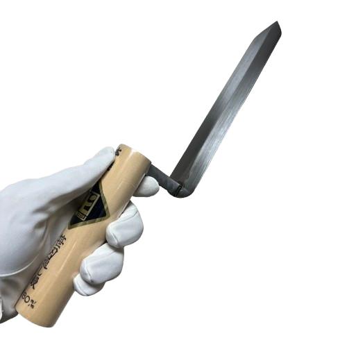 カネミツ 笹刃通し鏝 180mm 本焼 役物鏝 左官コテ : 今戸屋建材ヤフー